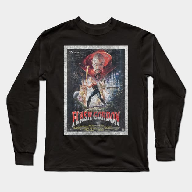 Vintage Flash Gordon Long Sleeve T-Shirt by The Brothers Co.